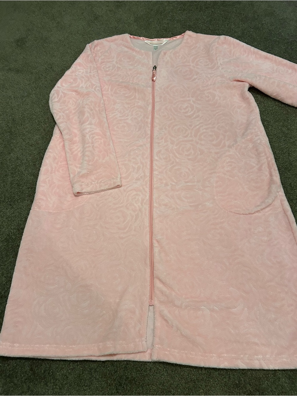 Pink Velour Robe - Picture 4 of 4